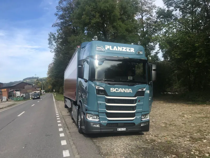 Fahrzeug für Loosli Transport